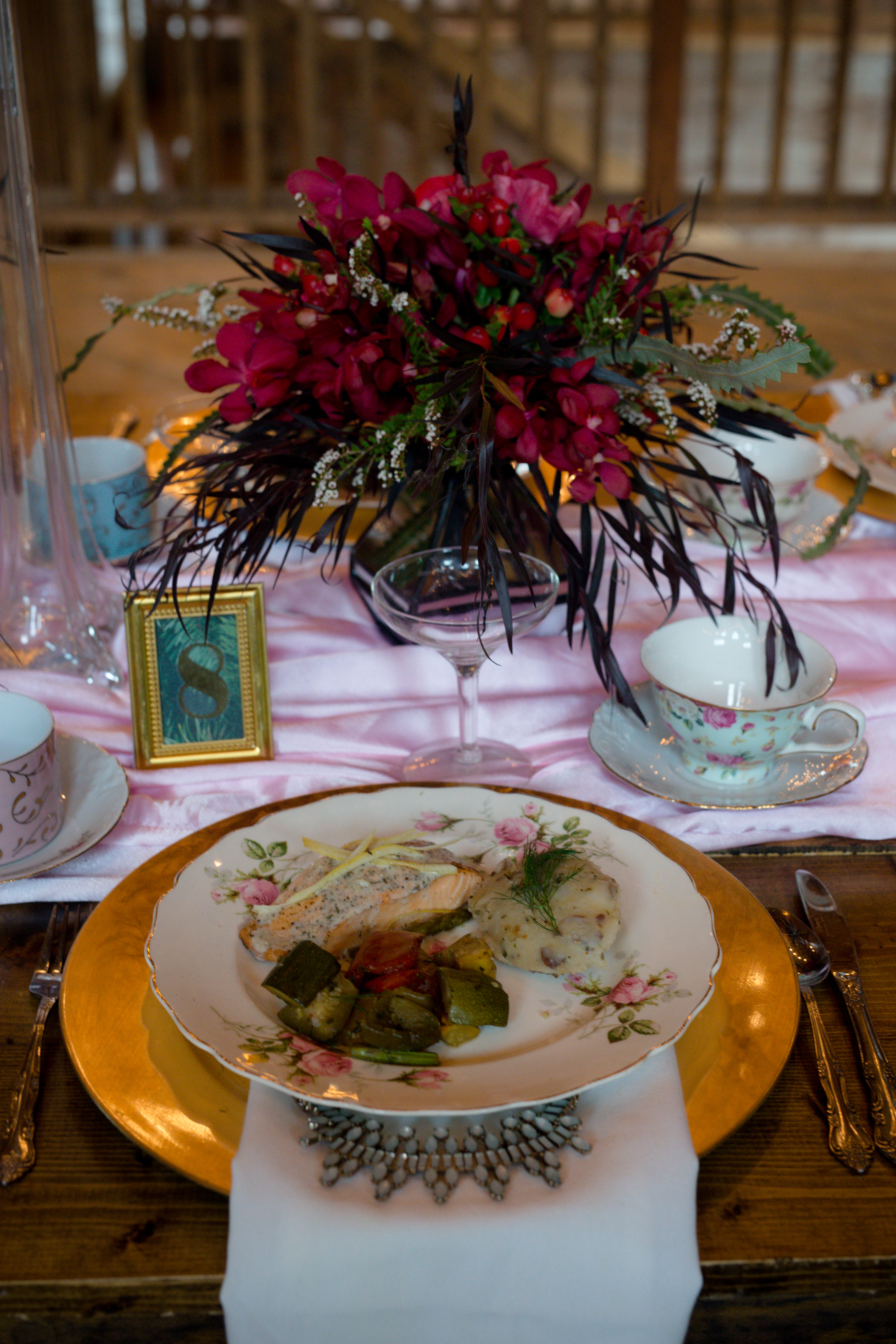 Mismatched China Dinner Plates
