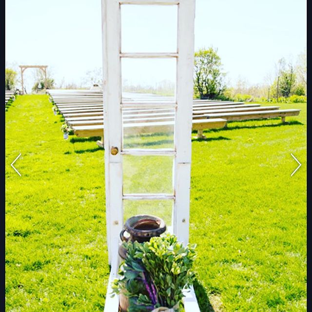 Wooden Ceremony French Doors