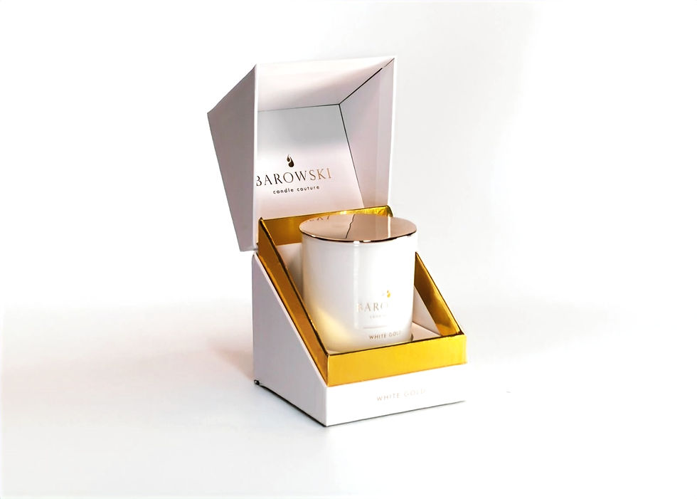Miniaturbild: BAROWSKI – WHITE GOLD LUXUS DUFTKERZE