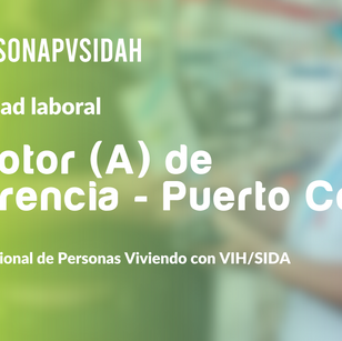 Convocatoria a concurso: Promotor (a) de Adherencia en San Pedro Sula y Choluteca.