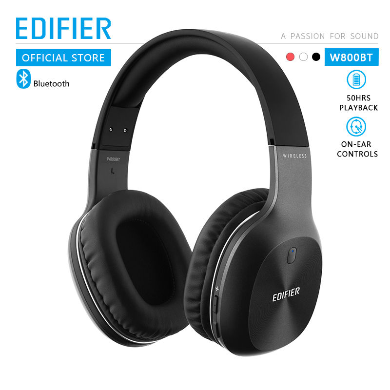 Thumbnail: EDIFIER W800BT Wireless Headphone Bluetooth 4.0 Stereo Music Earphone BLACK
