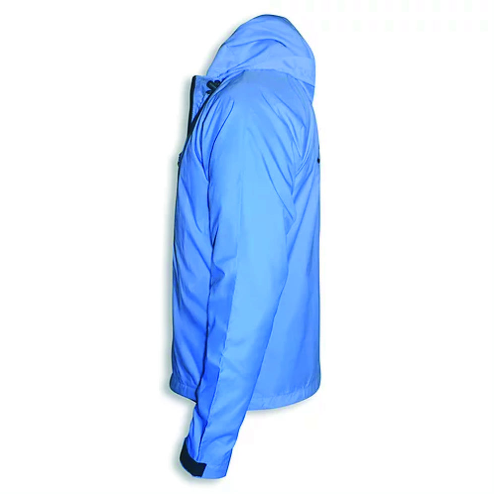 Thumbnail: Mens Windbreaker: Blue, Black & White (Qube Active)