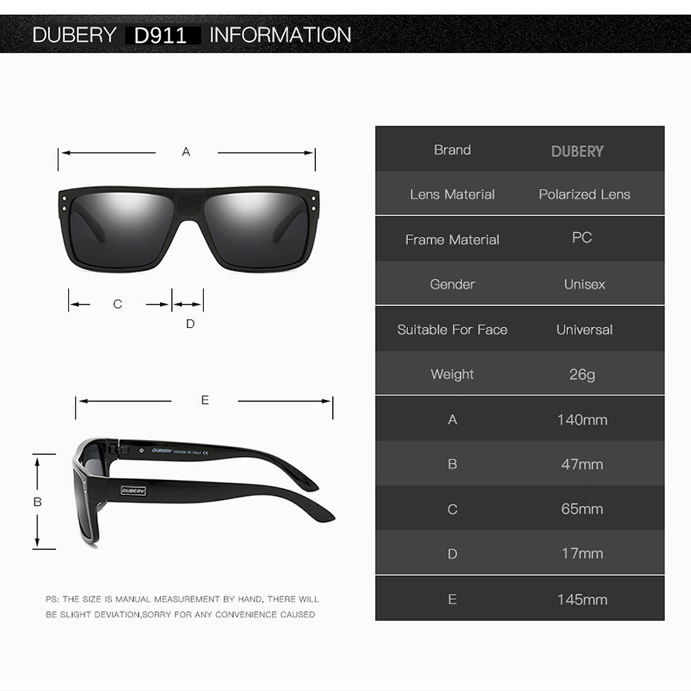Thumbnail: DUBERY D911 Men Polarized Sunglasses #6