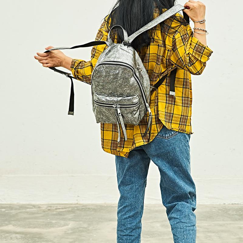 Thumbnail: Handmade Women Stylish Backpack BF1180 (RockCow)