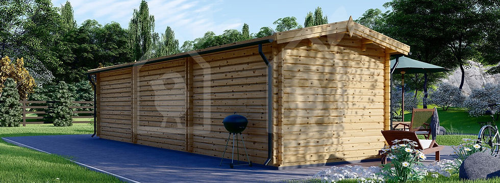 Thumbnail: Log Cabin STRONGHOLD 3m x 10m -10x33 ft- 44mm (Quick Gardens)