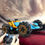 Thumbnail: 1:14 2.4G RC Stunt Car Gesture Sensing Spray Drift Car 4WD  Red_1:14