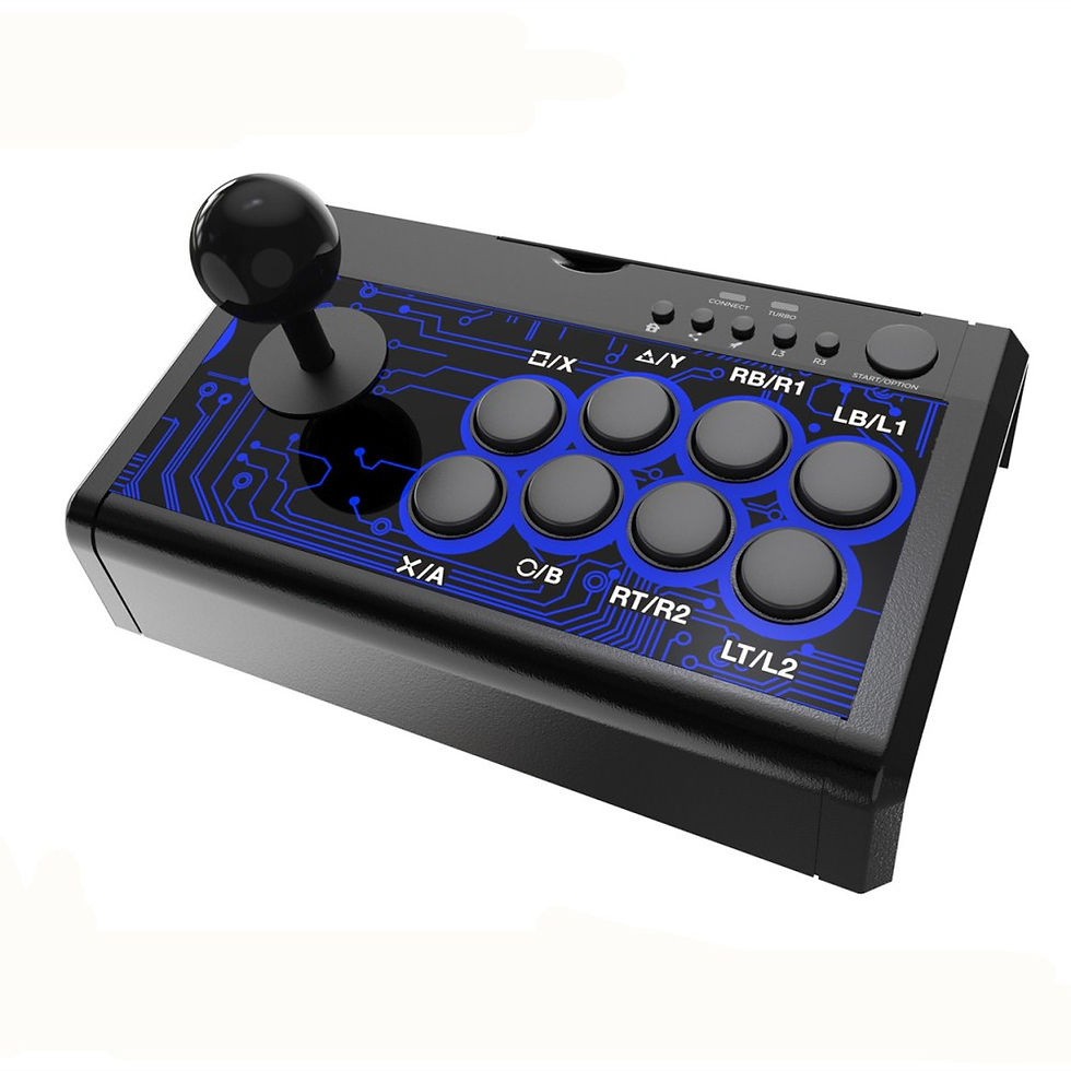 Thumbnail: 7 in 1 Arcade Fighting Wired Joystick for Switch/PS4/PS3/Xbox/Pc/Android