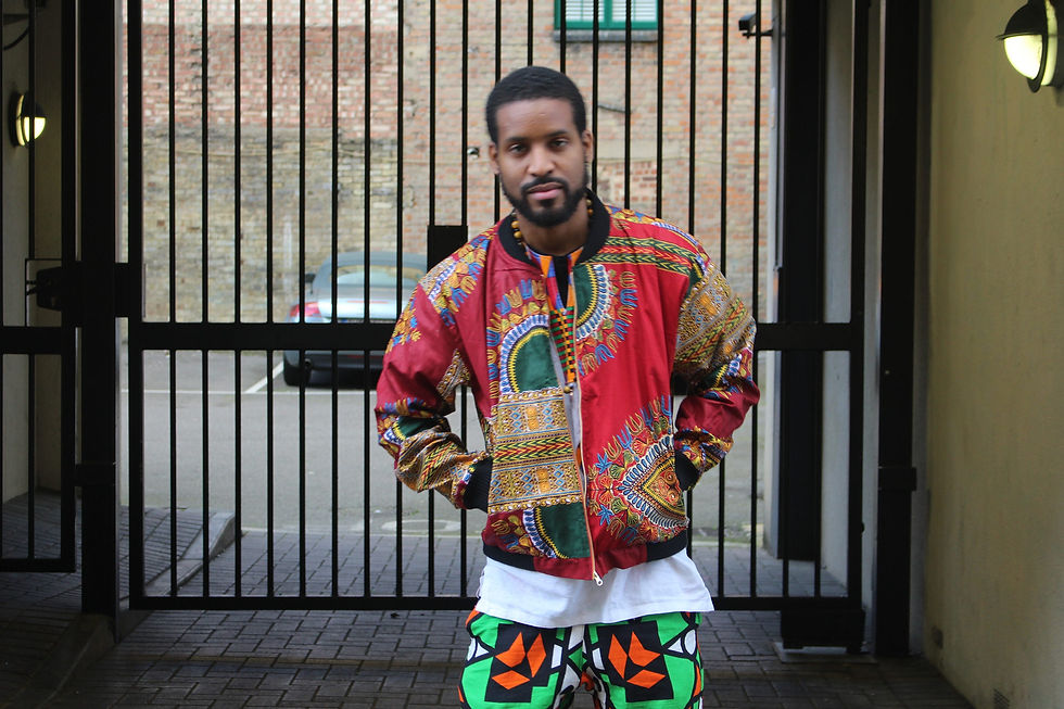 Thumbnail: Dashiki African Print Bomber Jacket (Continent Clothing)