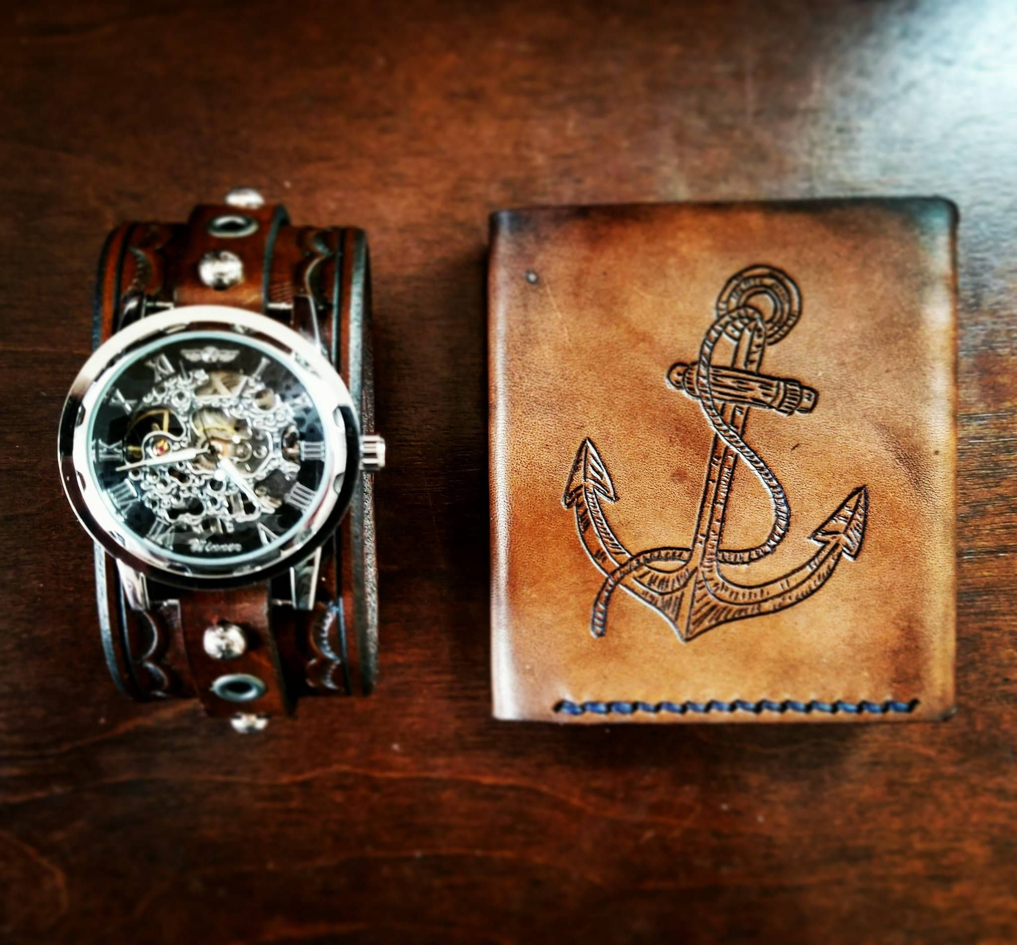 Dublin - 2 Piece Set, Wristwatch, Wallet, Gifts for Guys (Vilon Leather)