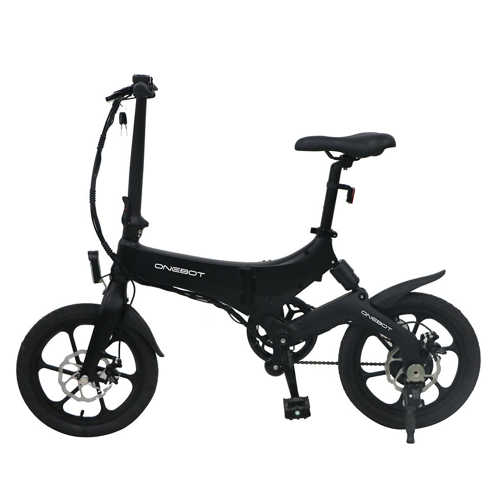 Thumbnail: ONEBOT S6 Electric Bike Foldable Bicycle Variable Speed City E-bike BLACK