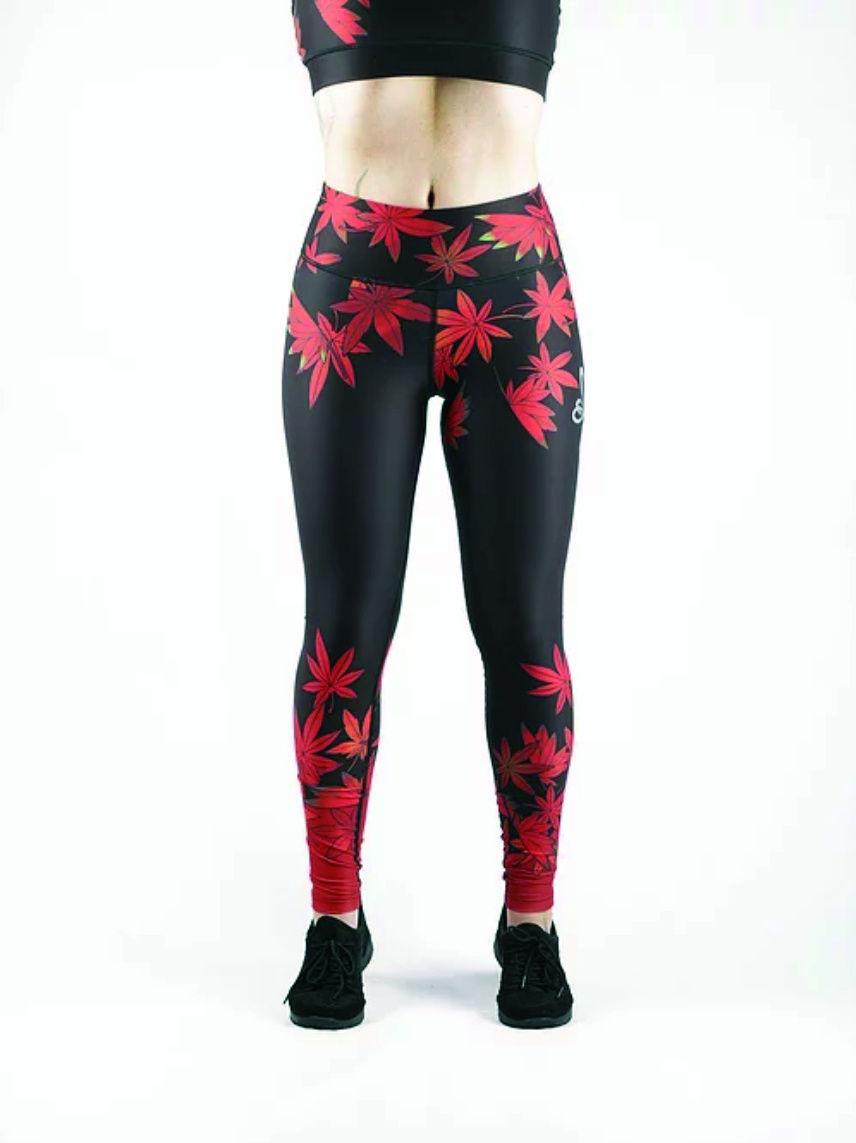 Thumbnail: Maple Leaf Fitness Leggings (Combat Dollies)