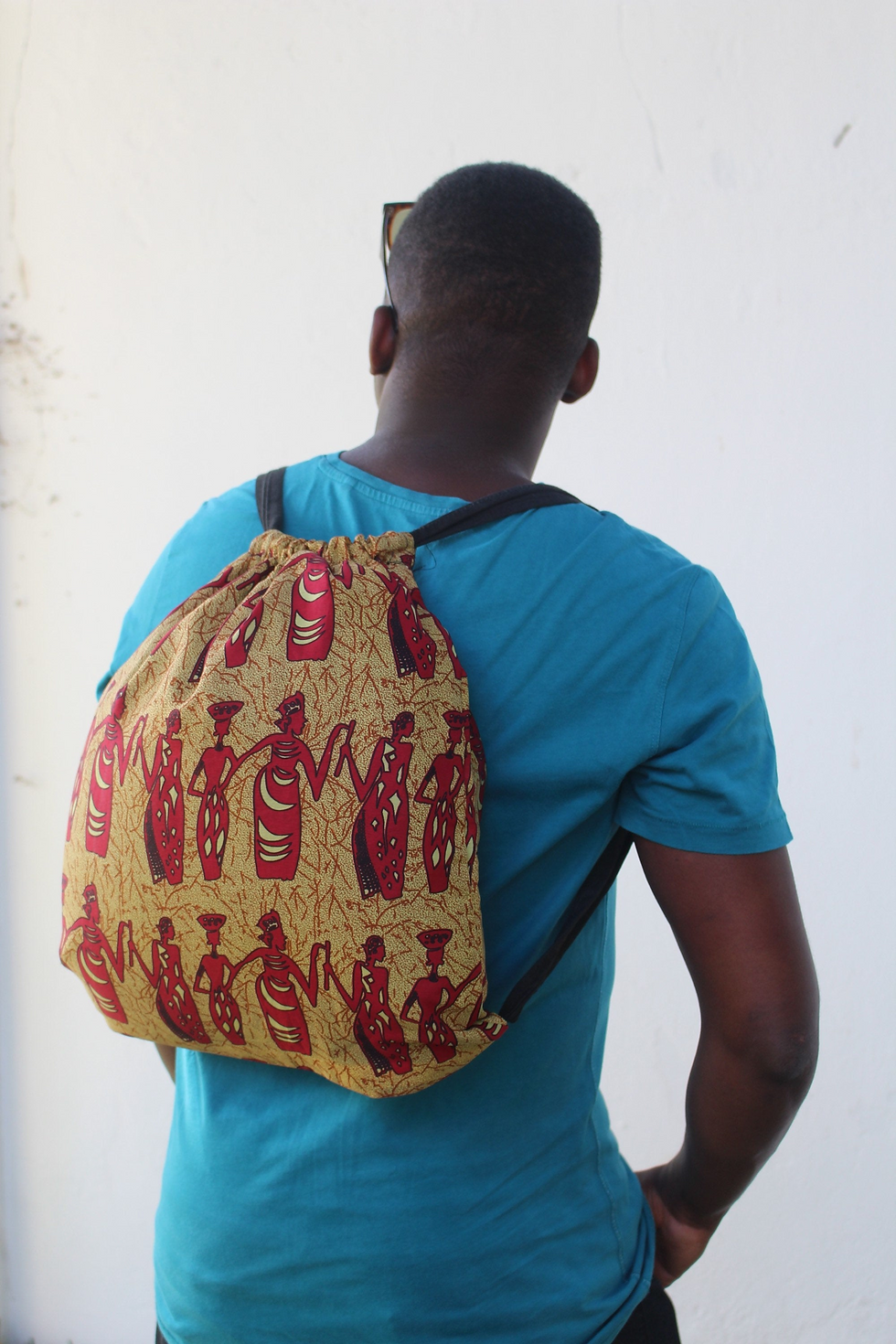 Thumbnail: African Drawstring BackPack (Continent Clothing)