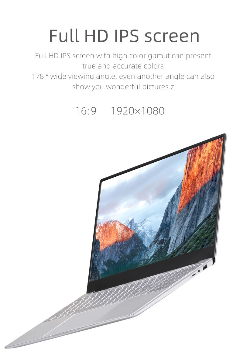 Thumbnail: 2020 15.6" Ultrabook Metal Laptop Computer RAM 8G B Australian regulations