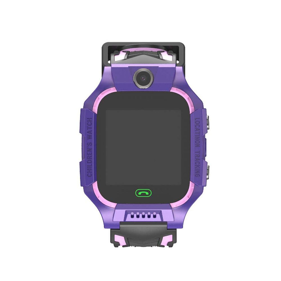 Thumbnail: E12 SOS Anti-Lost Alarm Sim Card Slot Touch Screen Kids Smart Watch PURPLE