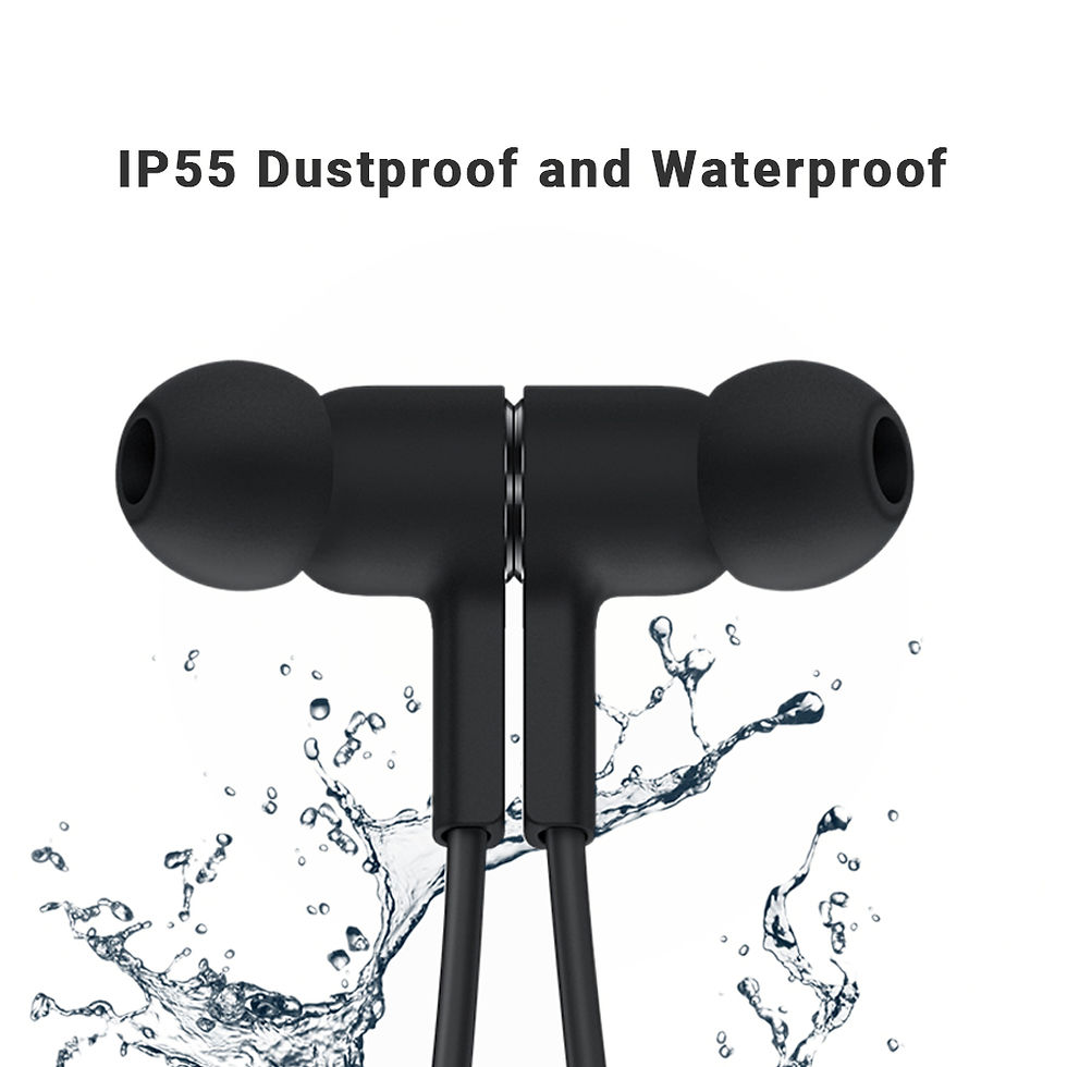 Thumbnail: Huawei FreeLace Sport Earphone Bluetooth Wireless Headset Memory Cable BLACK