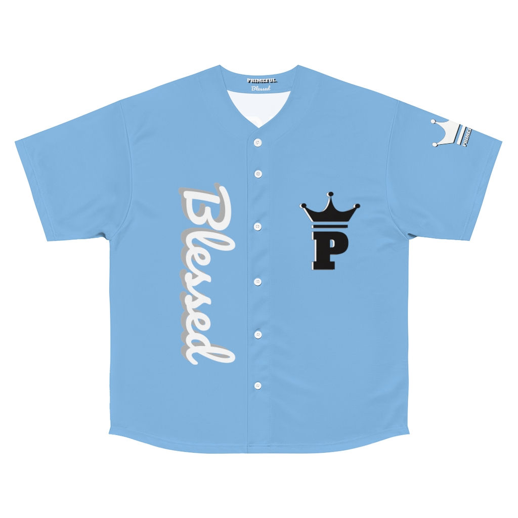 PRIMEFUL BLESSED ZION PROPHETS BLUE Men's Baseball Jersey