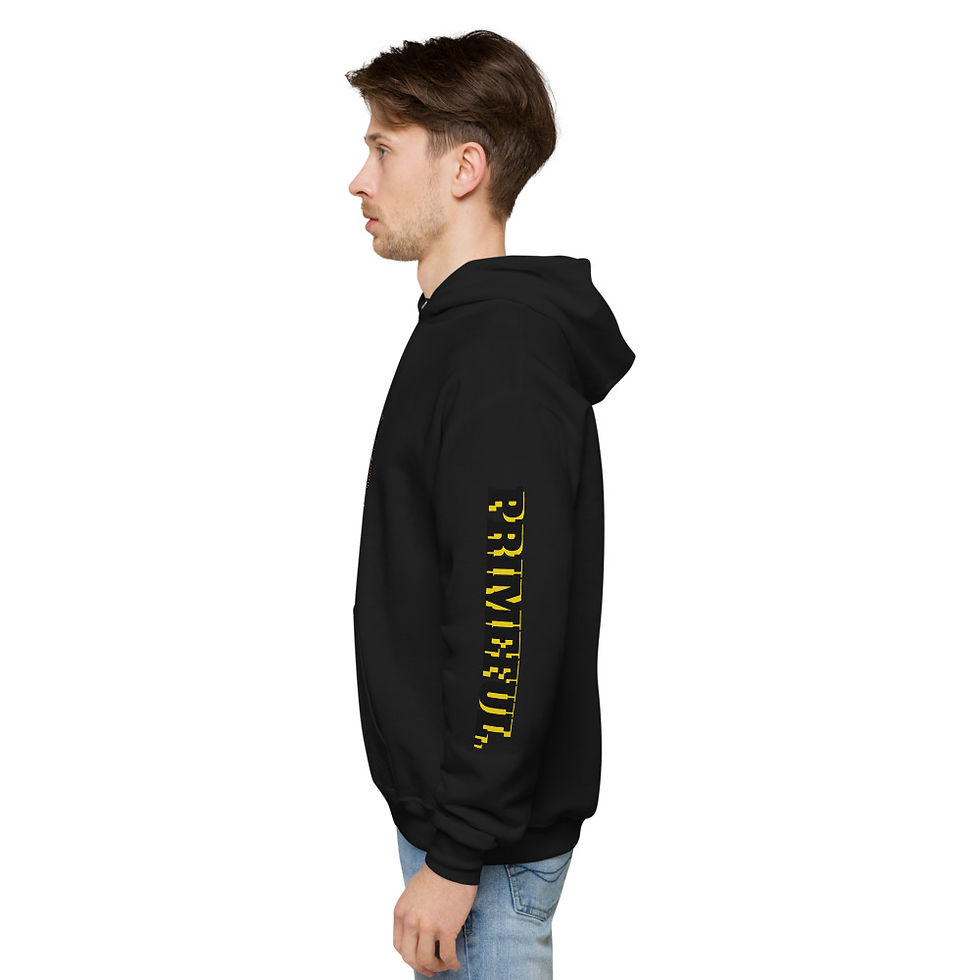 Thumbnail: PRIMEFUL UNITY YELLOW Men's fleece hoodie