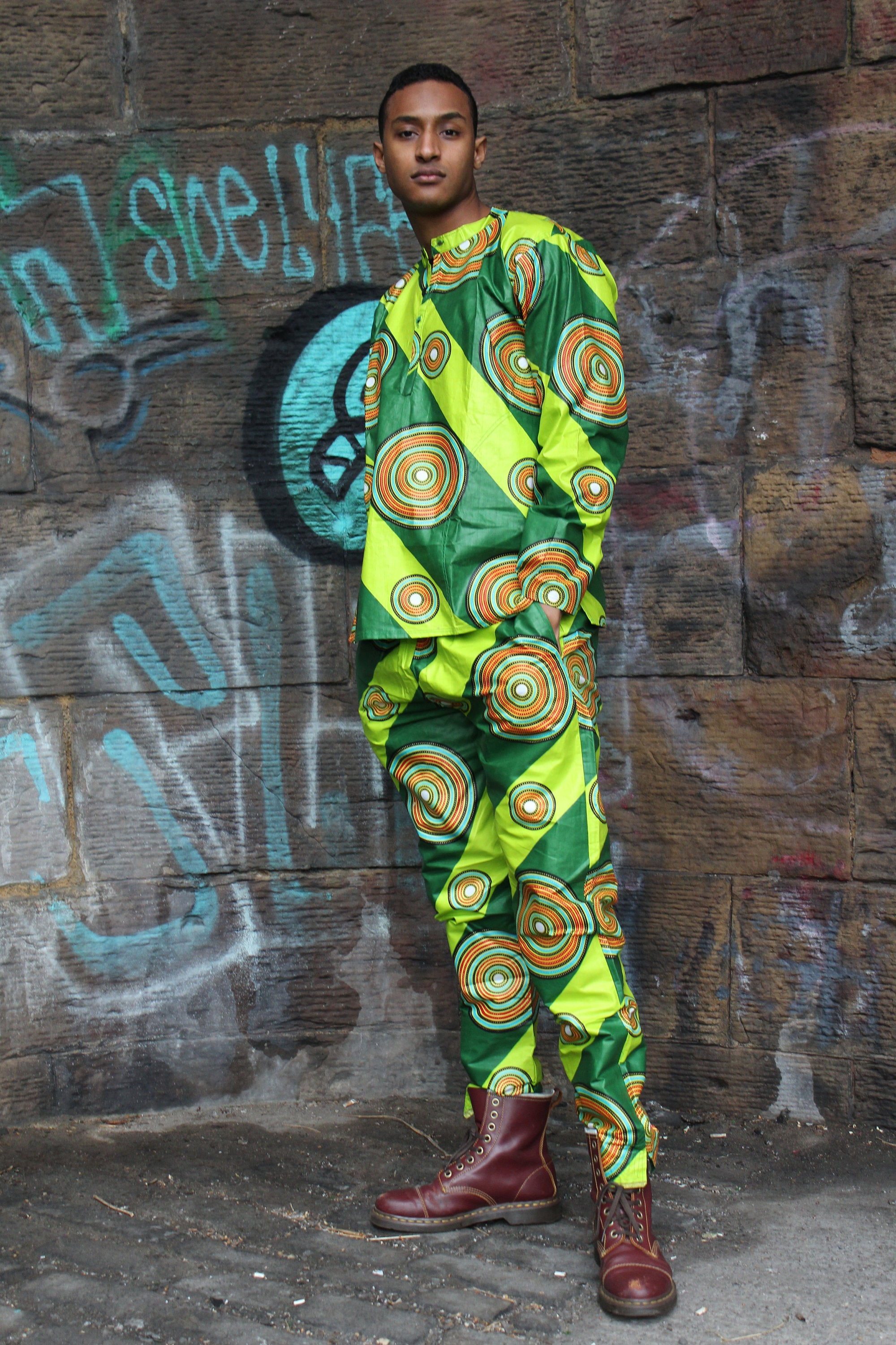 African Ankara Festival Print Suit (Continent Clothing)