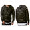 Thumbnail: CAMO-F Men Fashionable Hoodie Cool Camouflage Sweater Casual Pullover green_L
