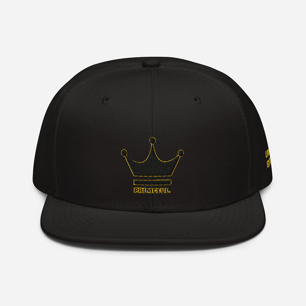 Thumbnail: PRIMEFUL BLACKGOLD LIMITED EDITION Snapback Hat 
