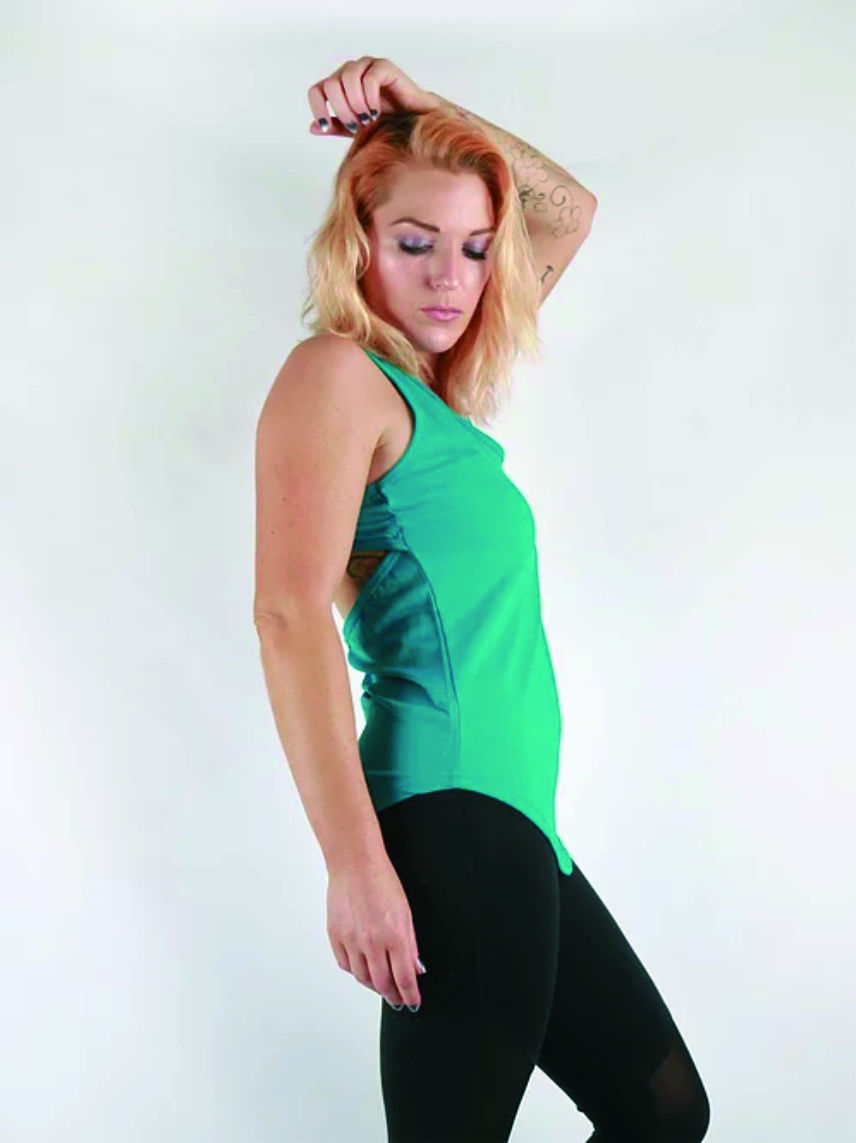 Thumbnail: Teal Split Back Vest (Combat Dollies)