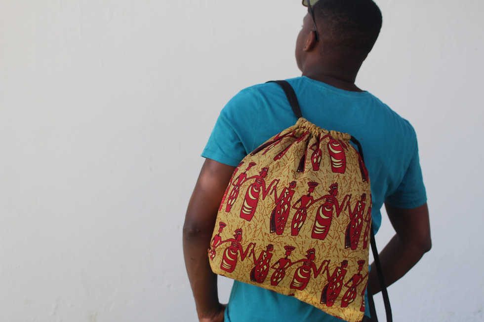 Thumbnail: African Drawstring BackPack (Continent Clothing)