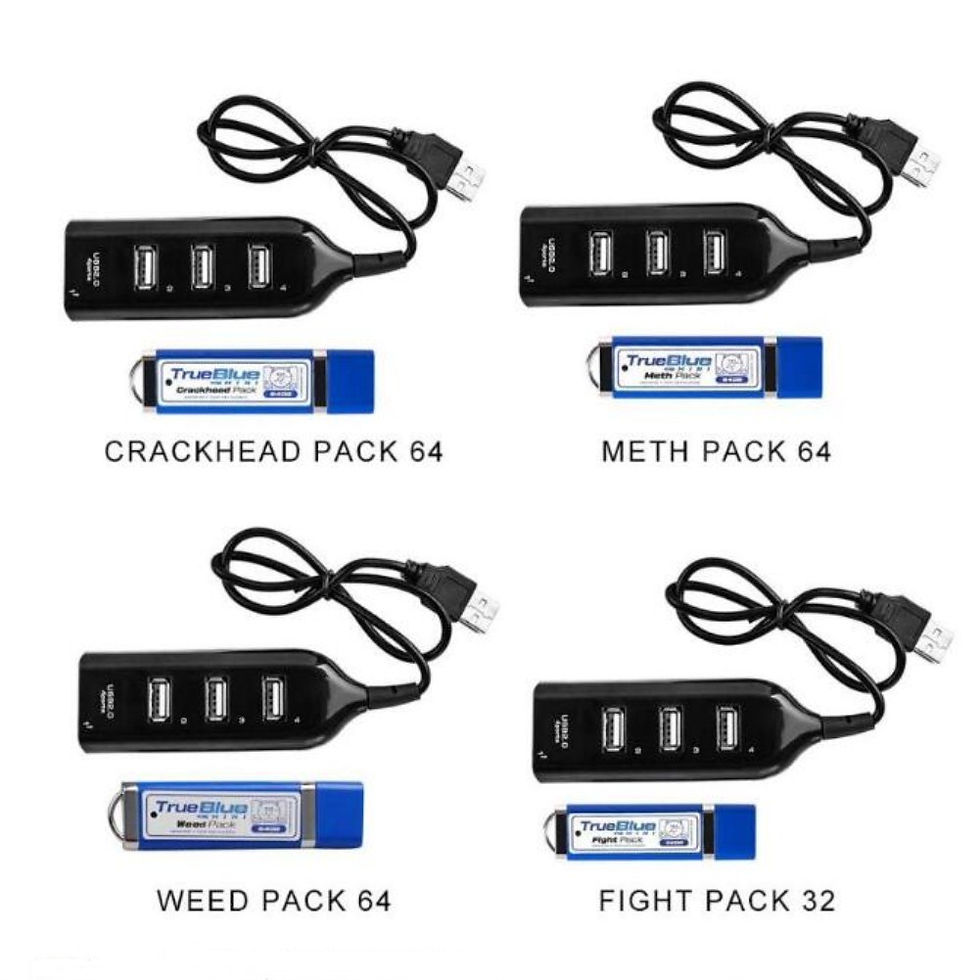 Thumbnail: True Blue Mini Crackhead Pack for Mini PS1 true blue METH pack101 games