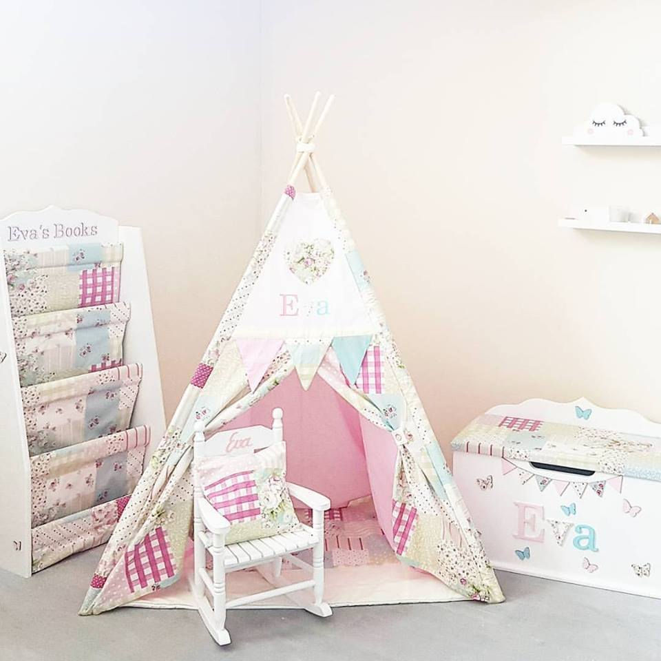 Thumbnail: Patchwork Personalised Teepee (DreamBox ToyBox)