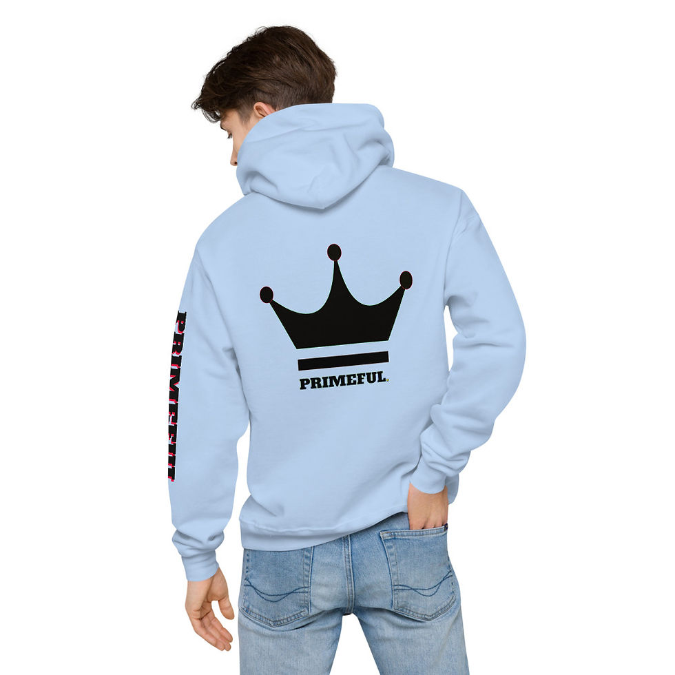 Thumbnail: PRIMEFUL UNITY RED Unisex fleece hoodie