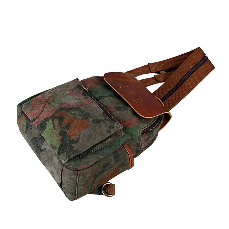 Thumbnail: Daily Use Camouflage Canvas Backpack YD2058 (RockCow)