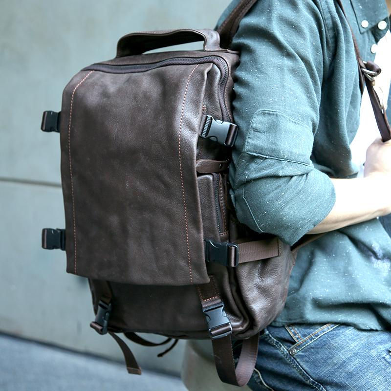 Thumbnail: Retro Casual Backpack Z2006 (RockCow)