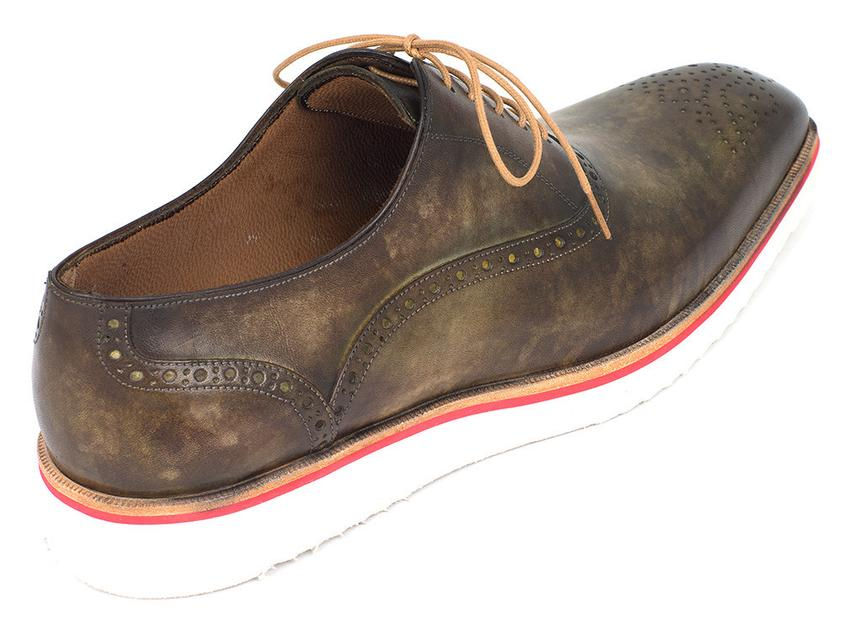 Thumbnail: Paul Parkman Smart Casual Shoes For Men Army Green (PAUL PARKMAN)