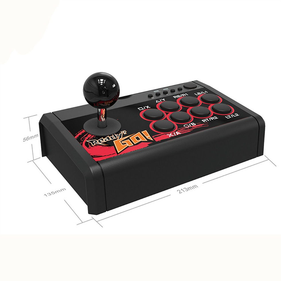 Thumbnail: 4 in 1 Computer Game Rocker Controller for Switch NS/PS3/PC/Android Black & Red