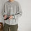Thumbnail: KAWS Wanted Crew Neck Printing Loose Fashion Pullover Tops Light grey L