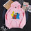Thumbnail: KAWS Men Women Sweatshirt Loose Hoodie Pullover Red S
