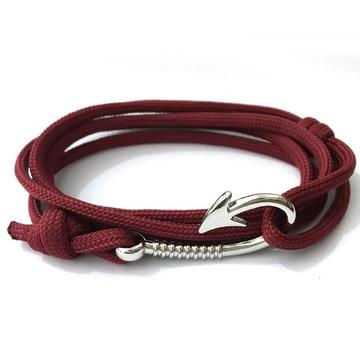 Thumbnail: Silver Hook Adjustable Paracord Bracelet (GETDRIP)