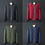 Thumbnail: SIMPLE Men Winter Fashion Down Cotton Jacket Tops red M