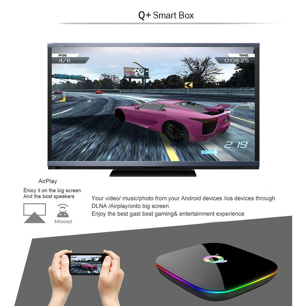 Thumbnail: Q Plus TV BOX - Black British Standard 4G+32GB