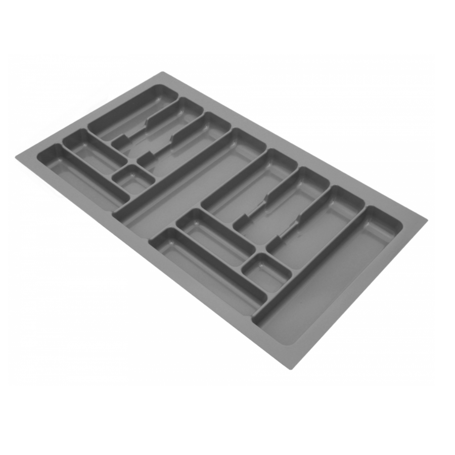 Thumbnail: Cutlery Tray for Drawer, Cabinet Widths: 300-1200mm, Depth: 490mm, Metallic