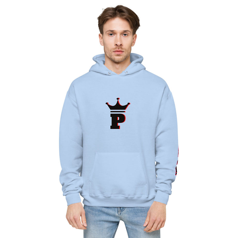 Thumbnail: PRIMEFUL UNITY RED Unisex fleece hoodie