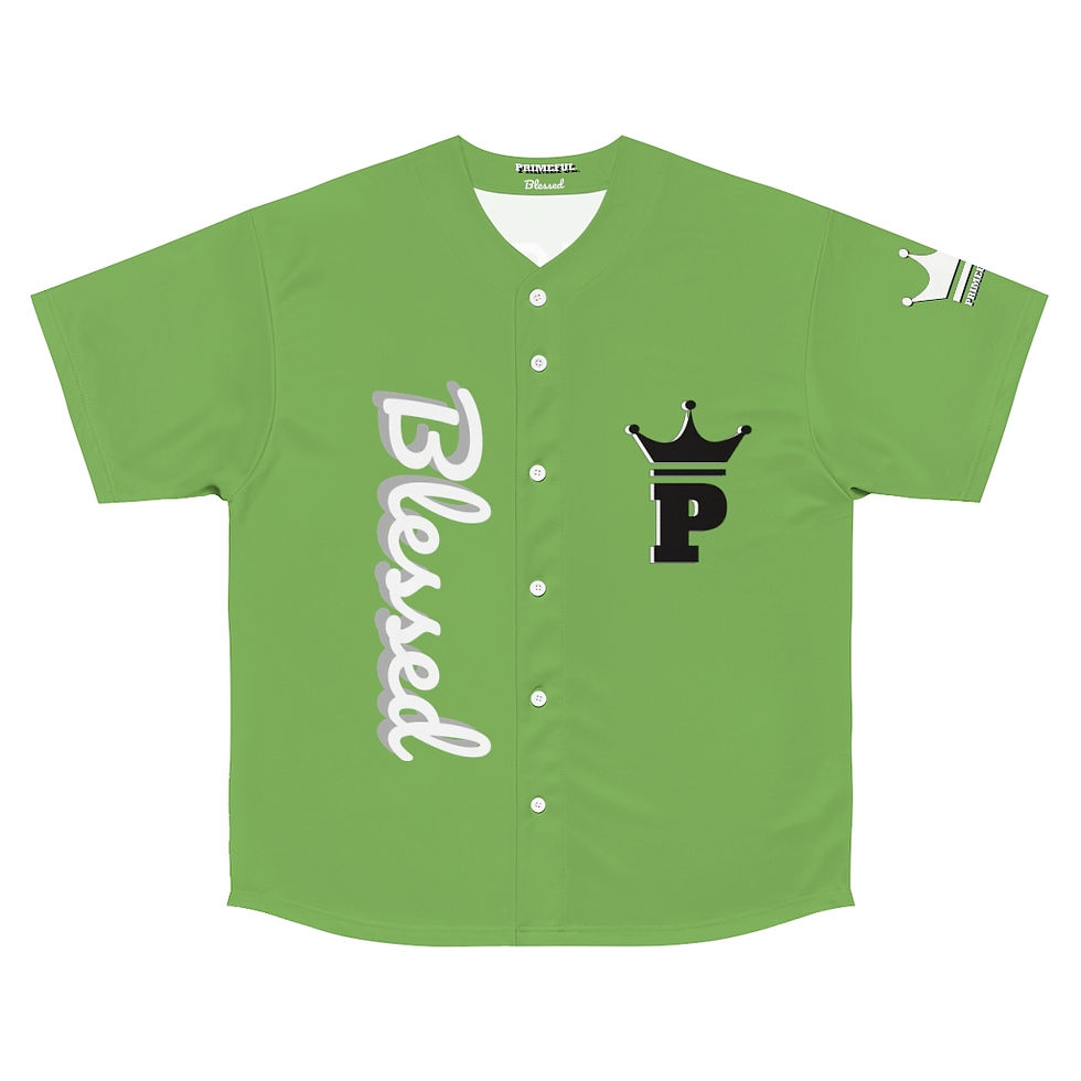 Thumbnail: PRIMEFUL BLESSED ZION PROPHETS GREEN Men's Baseball Jersey