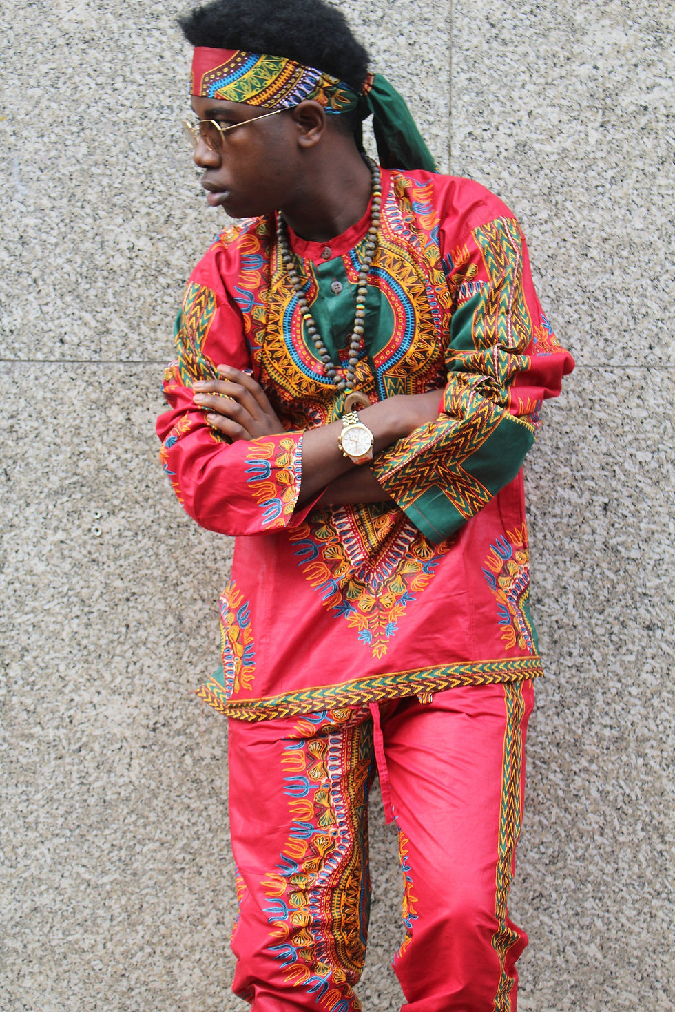 Thumbnail: African Festival Print Dashiki Outfit (Continent Clothing)