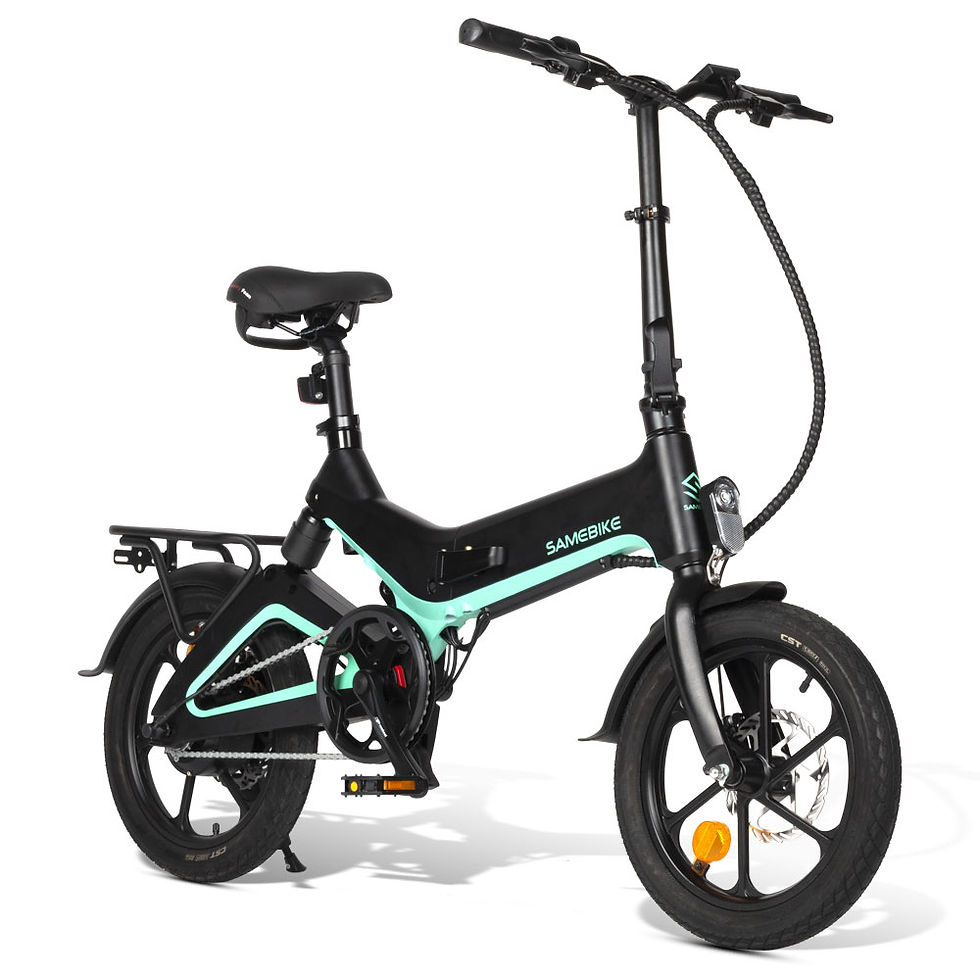 Thumbnail: SAMEBIKE G7186 Electric Bicycle Foldable E-bike ORANGE