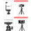 Thumbnail: SAIREN Mt-34 Extendable Smartphone Selfie Tripod With Phone Mount 80cm Vlog