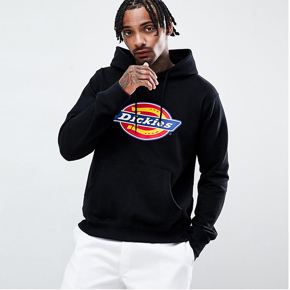 Thumbnail: Dickies Loose Autumn Winter Pullover Tops Men Women Hoodie Sweatshirt