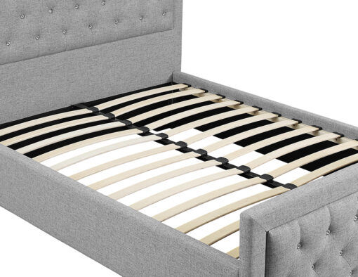 Thumbnail: Florence Bed Surround – Grey Fabric