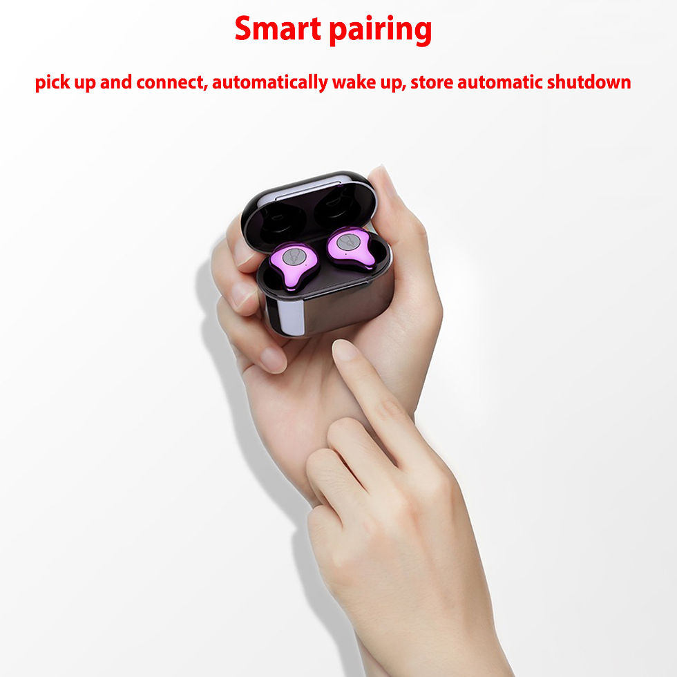 Thumbnail: Sabbat E12 TWS 5.0 Wireless Bluetooth In-ear Headphones Auto-Pairing IPX5 CYAN.B