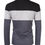 Thumbnail: Yong Horse Men's Color Block Slim Fit Dark gray + sapphire blue L