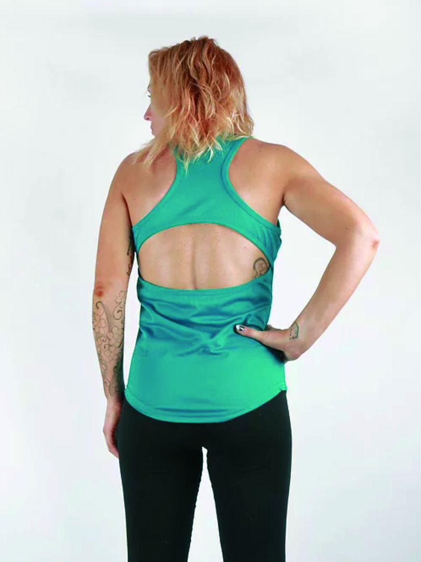 Thumbnail: Teal Split Back Vest (Combat Dollies)