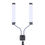 Thumbnail: Rotatable LED Fill Light Dimmable Flexible Dual Arm for Cellphone Live Video